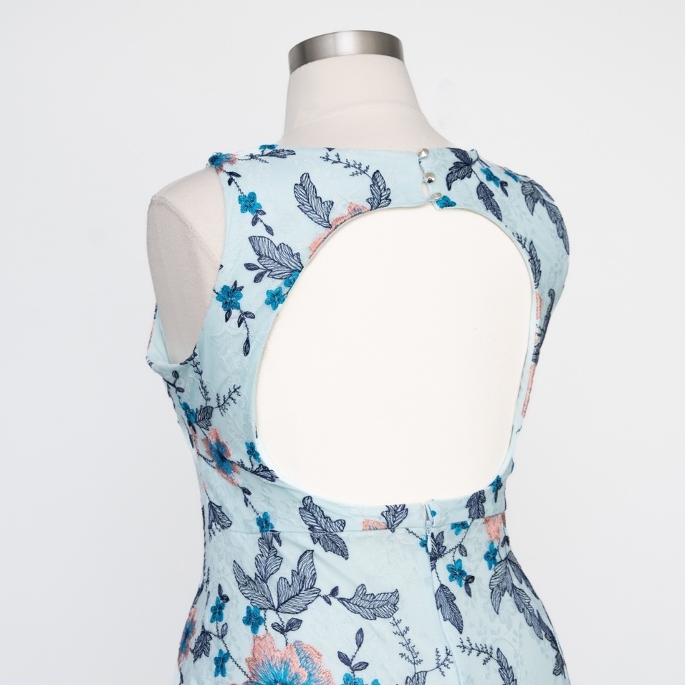 Guess - New! Sweetheart floral sheath‎ dress - Picture 13 of 13